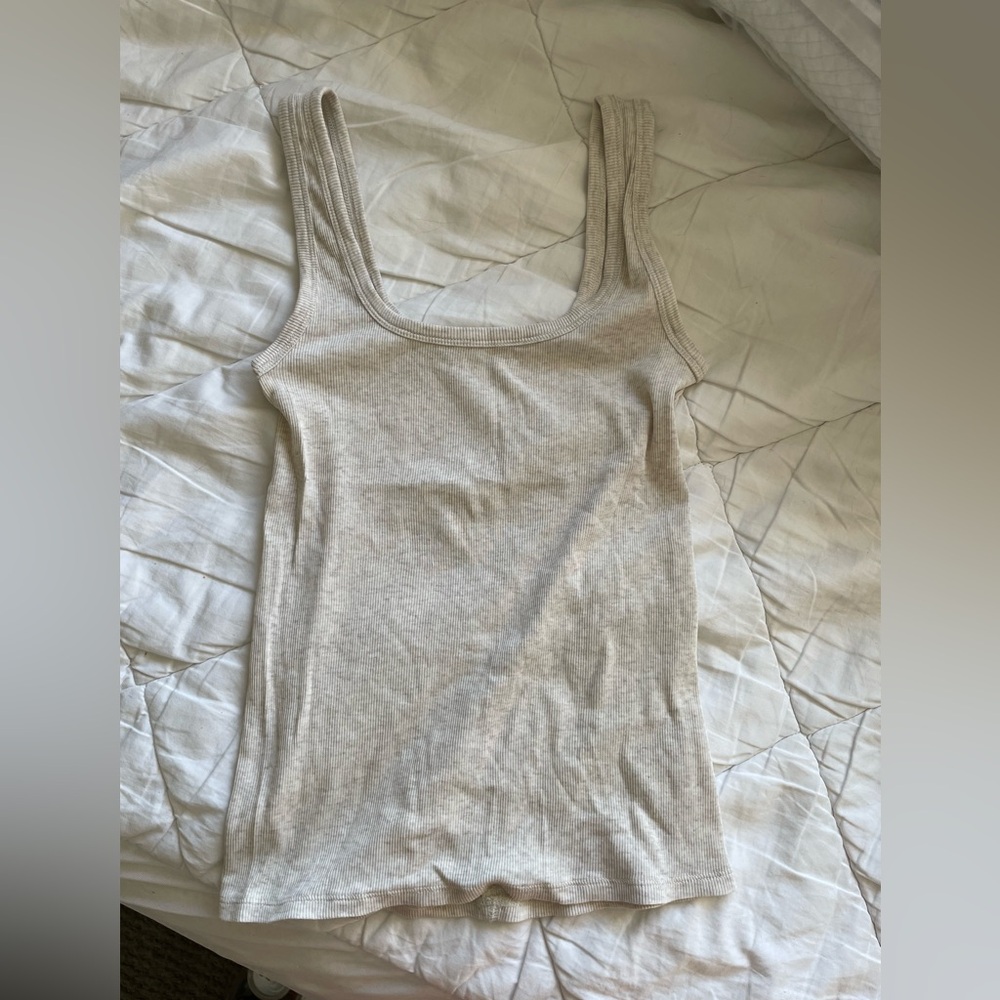 Everlane Luxe Rib Square-Neck Tank